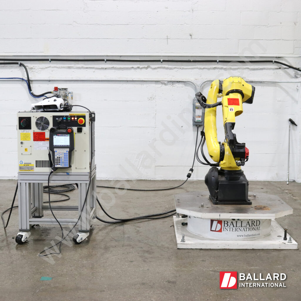 FANUC M-10iD/12 complete robot system with r30ib plus, cables and teach pendant tested under power and fully functional F250653