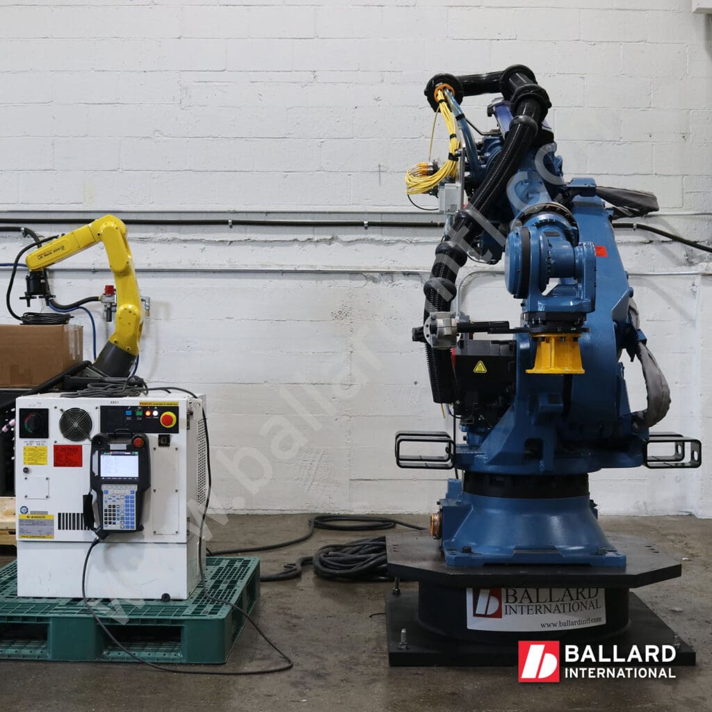 R-2000iC/210F FANUC with R30iB Plus used industrial robot under power front facing view F267655