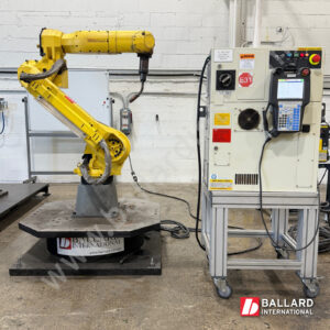 fanuc arc mate 120ic arc welding robot under power with r30ib controller and teach pendant F215519